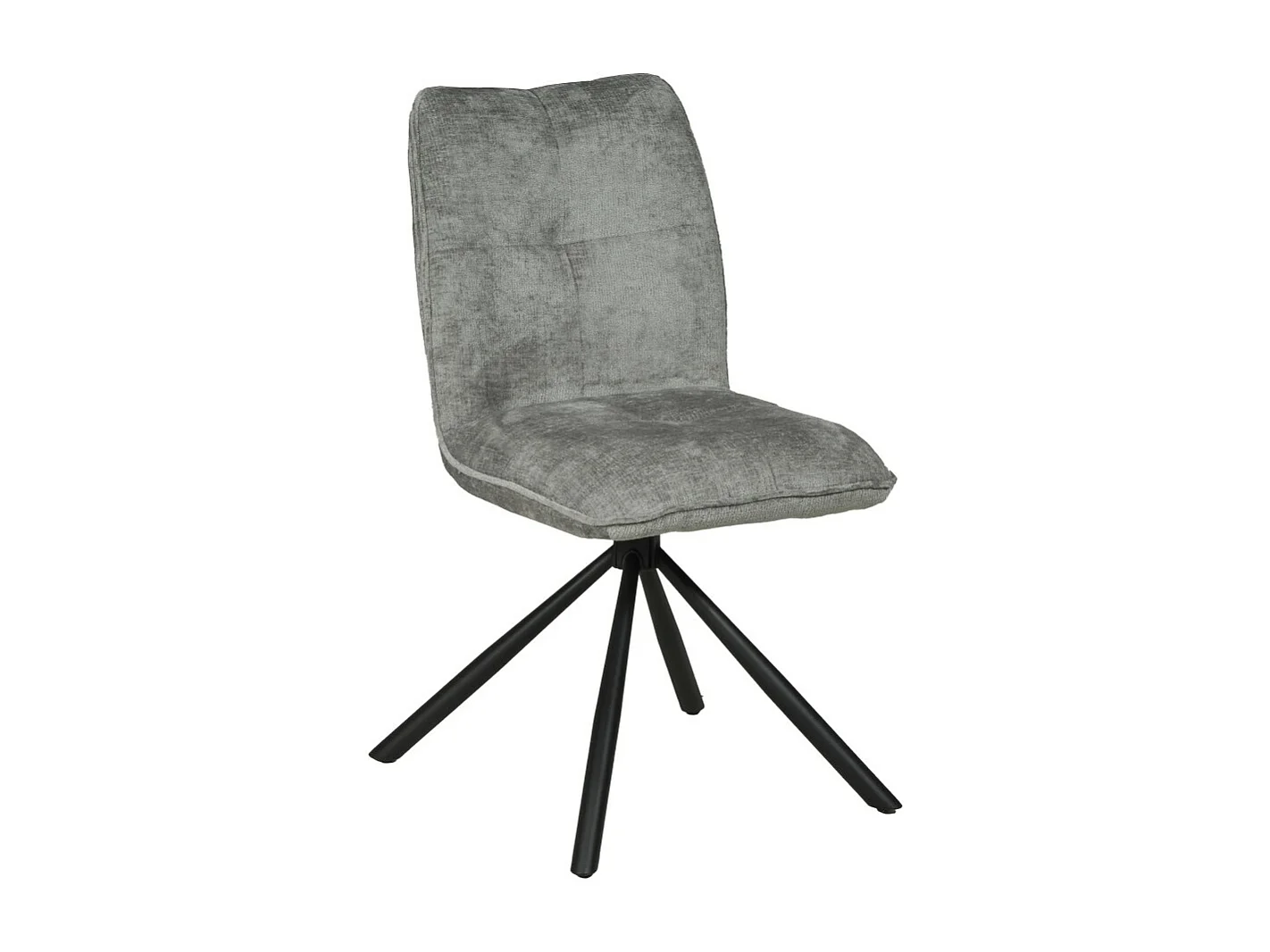 Chaise pivotante de salle à manger CORTINA /  Gris clair