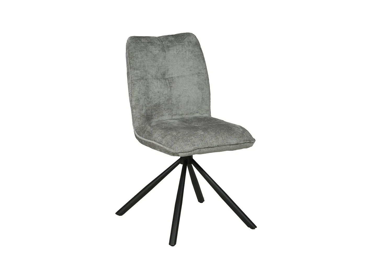 Chaise pivotante de salle à manger CORTINA /  Gris clair