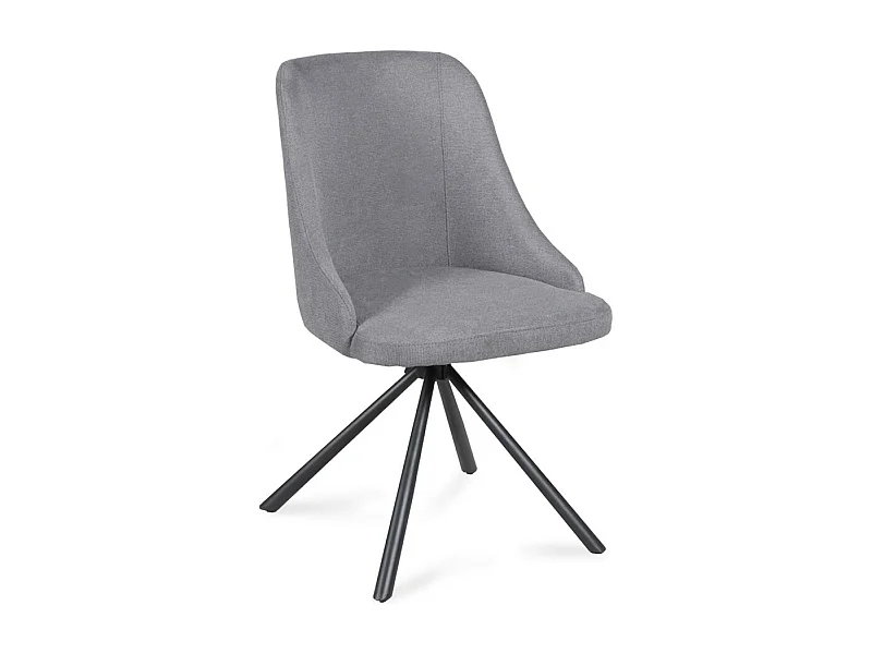 Chaise pivotante HORIZON / Gris clair