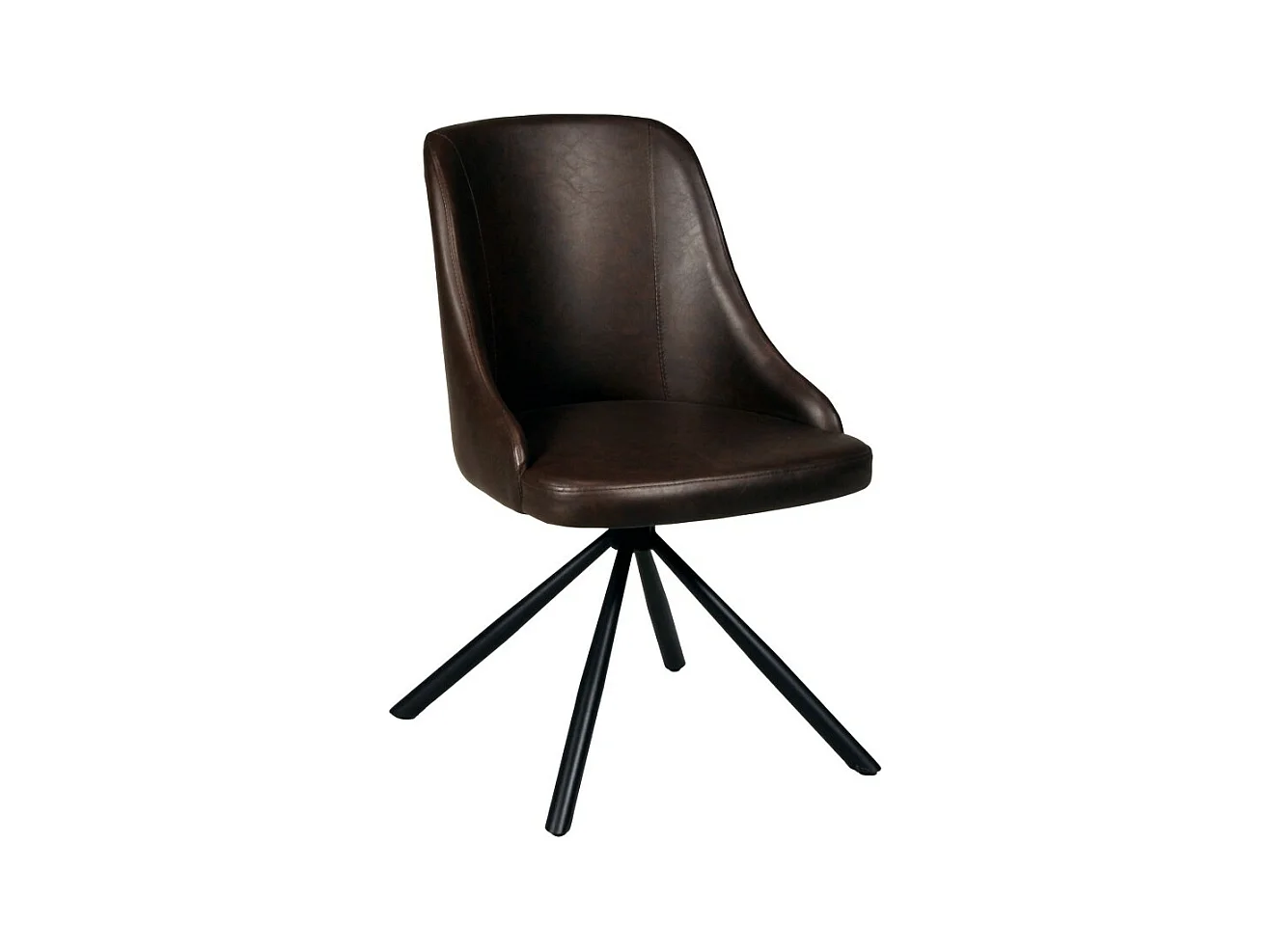 Chaise pivotante HORIZON / Marron