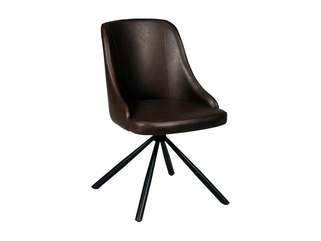 Chaise pivotante HORIZON / Marron