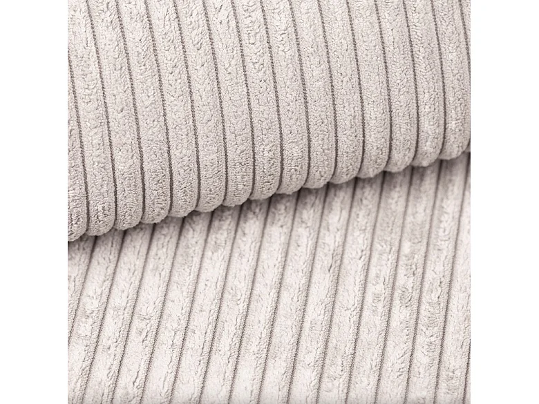 Hoekbank Kasjo met slaapfunctie, opbergruimte, zachte stof, flexibel, rechterkant, 245x90x83 cm, kleur: Beige