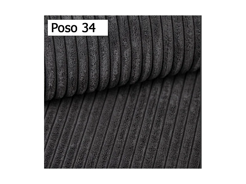 Hoekbank Kasjo met slaapfunctie, opbergruimte, zachte stof, flexibel, linkerkant, 245x90x83 cm, kleur: Grafiet