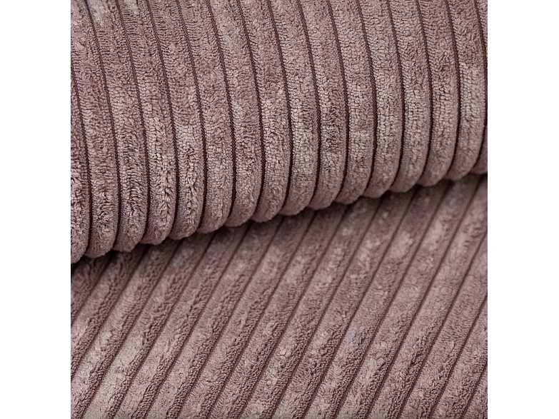 Hoekbank Kasjo met slaapfunctie, opbergruimte, zachte stof, flexibel, linkerkant, 245x90x83 cm, kleur: Poederroze