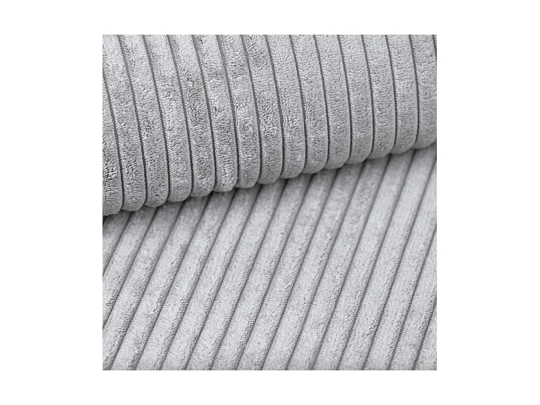 Hoekbank Kasjo met slaapfunctie, opbergruimte, zachte stof, flexibel, rechterkant, 245x90x83 cm, kleur: Licht eiken