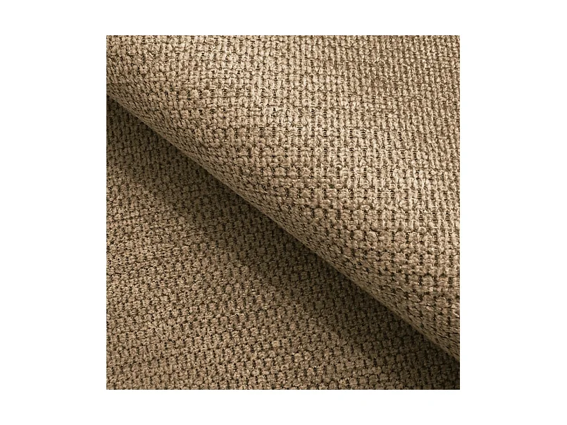 Canapé d'Angle OLIO L-Form avec Lit 138x210cm Coffre et Coussins Amovibles – Droite 248x174x86cm CAPPUCCINO