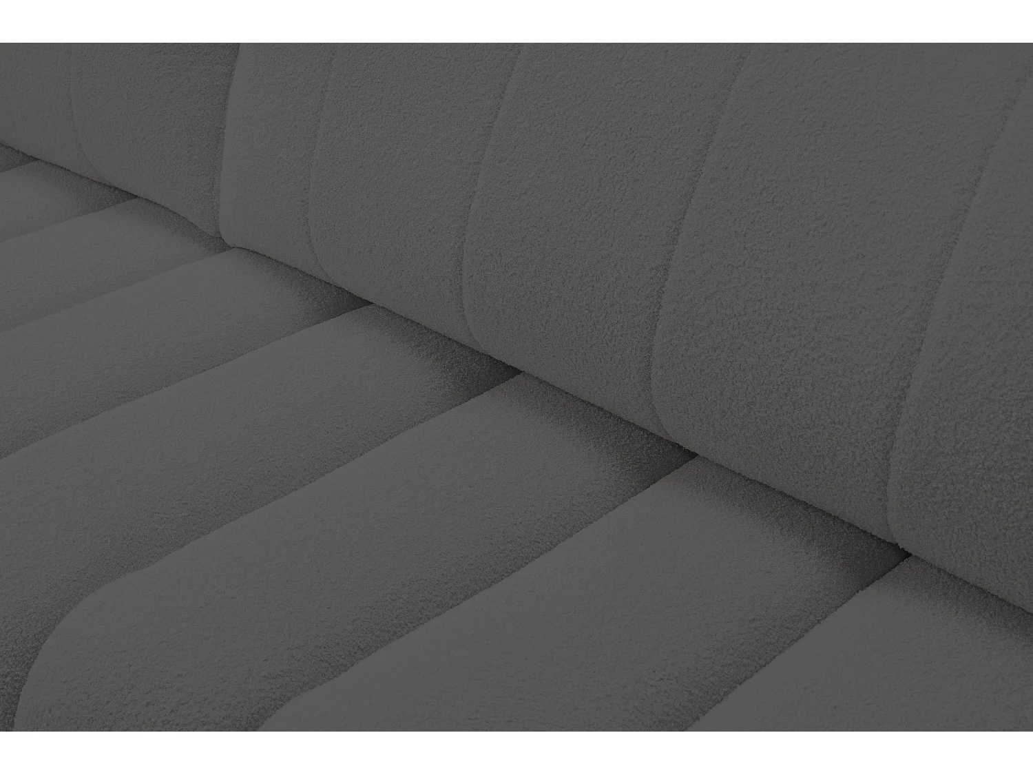 Couch mit Schlaffunktion und Bettkasten, komfortable Polsterung, Stoffbezug, Dekokissen, rechts, 276x88x176 cm, dunkelgrau