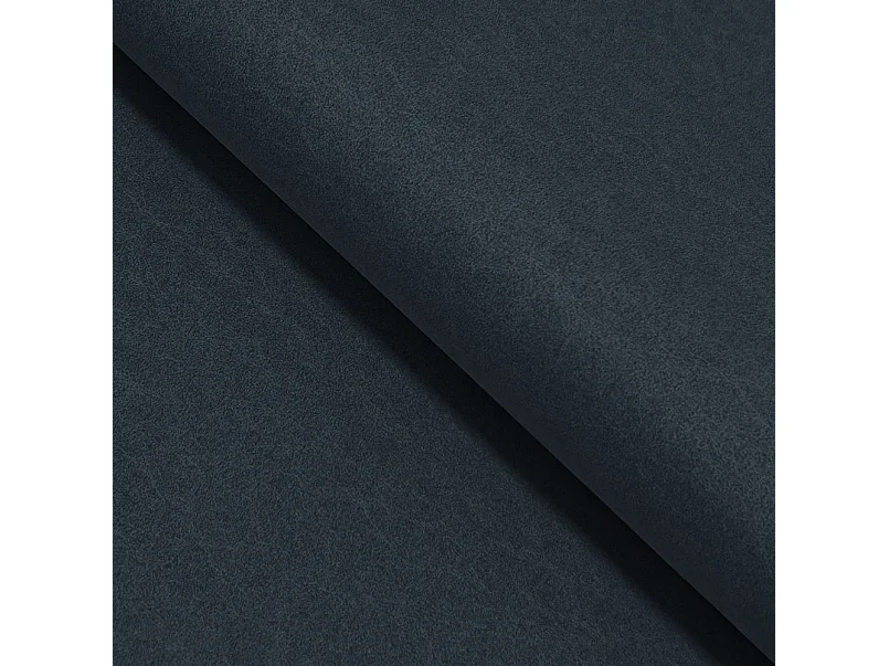 Narożnik LAREN nowoczesna sofa z funkcją spania, pojemnik na pościel, plastikowe nogi, prawa strona, GRANATOWY, 251x251x85 cm