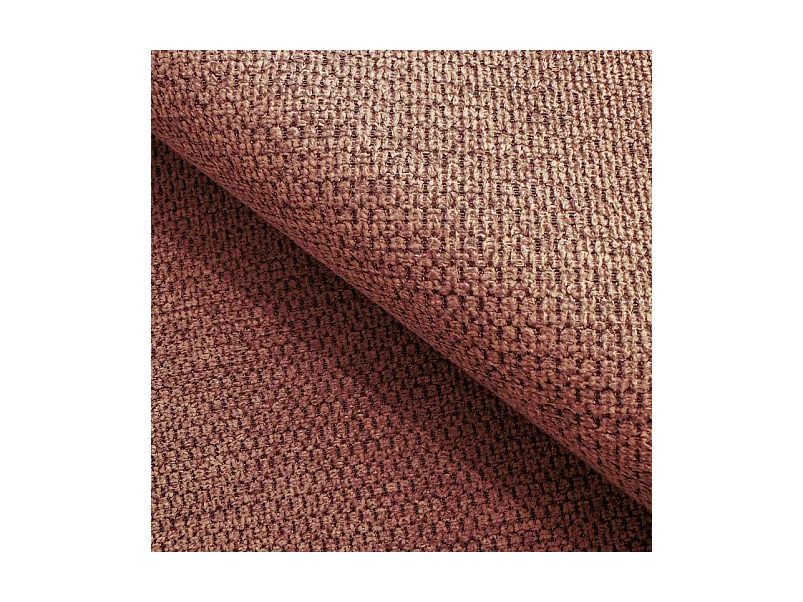 Canapé d'Angle OLIO L-Form avec Lit 138x210cm Coffre et Coussins Amovibles – Gauche 248x174x86cm ROSE POUDRÉ