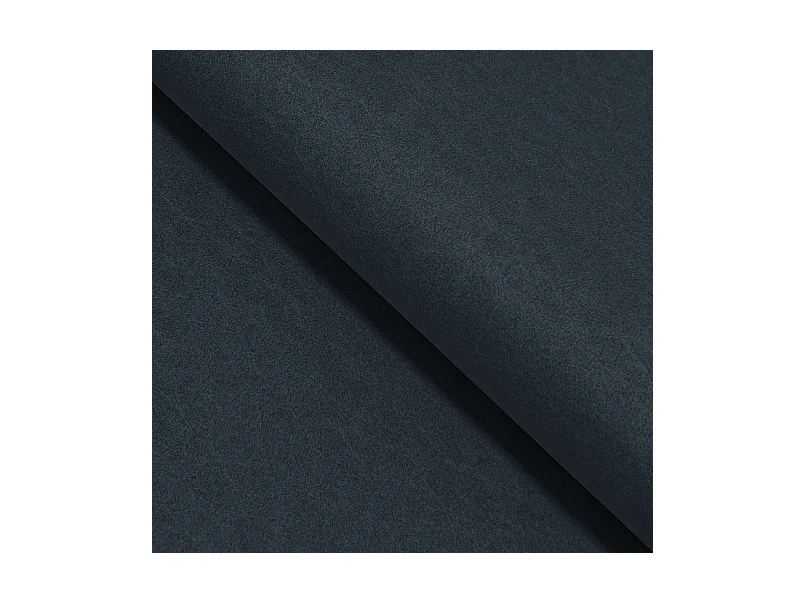 Canapé d'angle LAREN convertible, coffre de rangement, pieds en plastique, côté gauche, BLEU MARINE, 251x251x85 cm