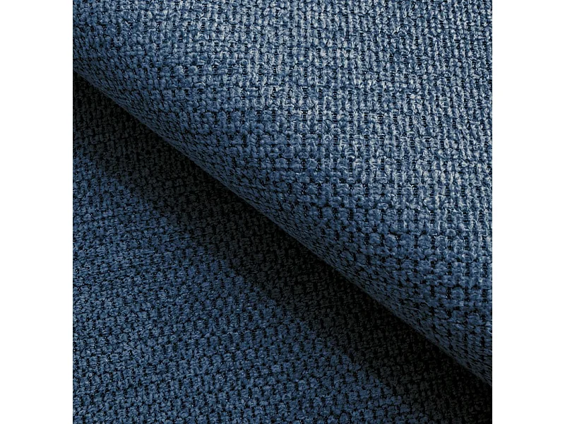 Canapé d'Angle OLIO L-Form avec Lit 138x210cm Coffre et Coussins Amovibles – Droite 248x174x86cm BLEU