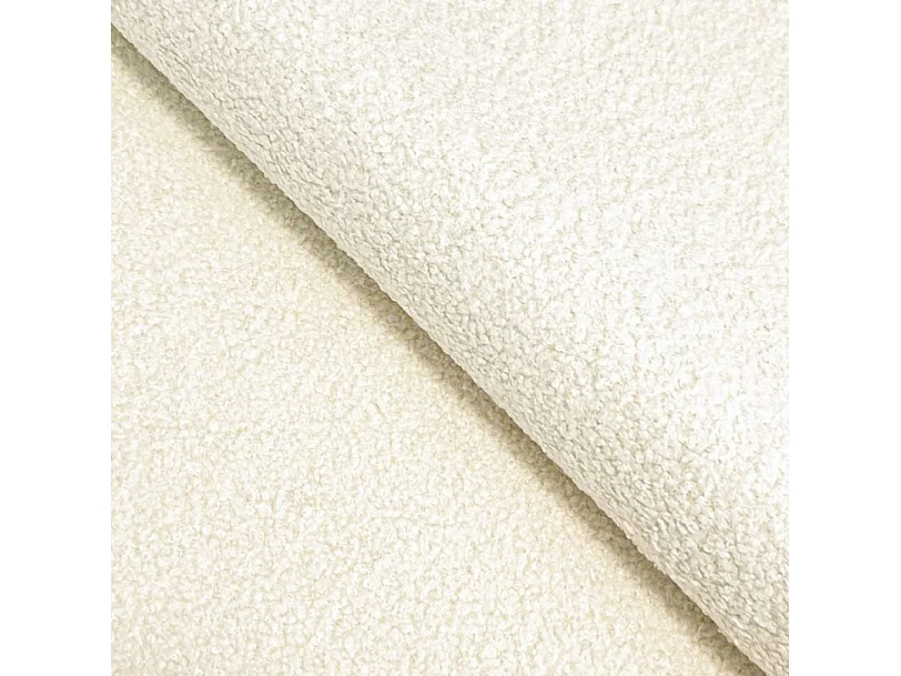 Canapé avec fonction lit et coffre de rangement, rembourrage confortable, tissu, coussins décoratifs, côté droit, 276x88x176 cm, crème