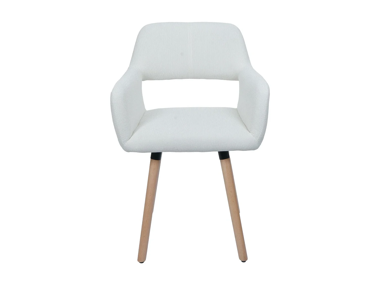 Chaise de salle à manger MCW-A50 II (lot de 6),  crème-blanc