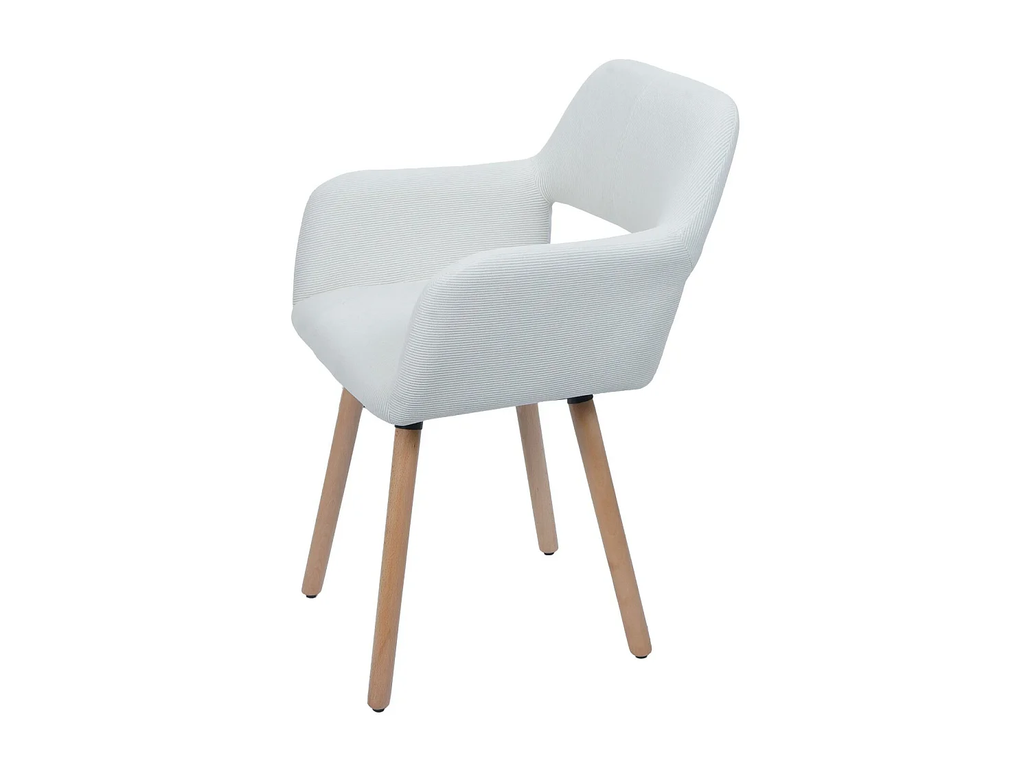 Chaise de salle à manger MCW-A50 II (lot de 6),  crème-blanc