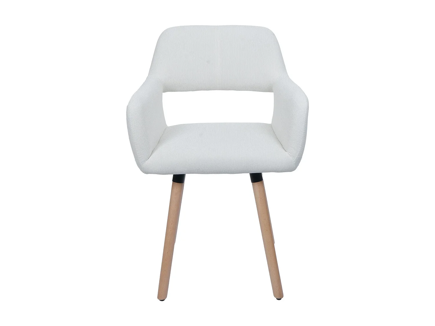Chaise de salle à manger MCW-A50 II (lot de 6),  blanc crème