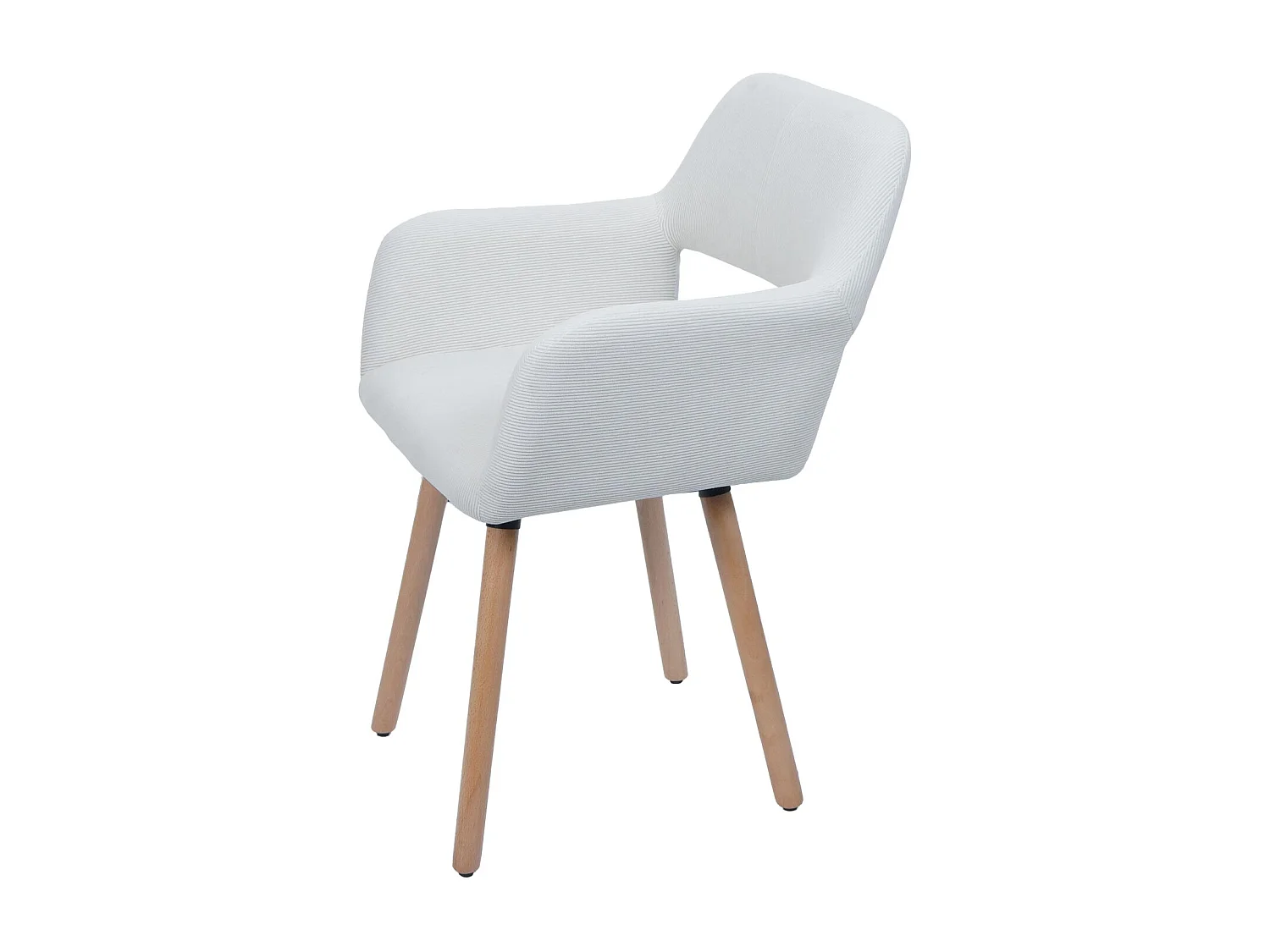Chaise de salle à manger MCW-A50 II (lot de 6),  blanc crème
