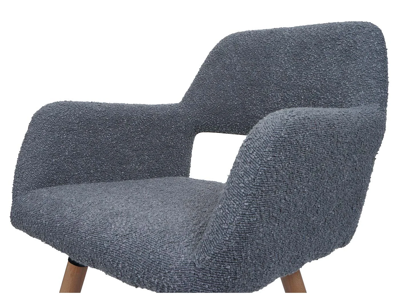Chaise de salle à manger MCW-A50 II (lot de 6),  gris foncé