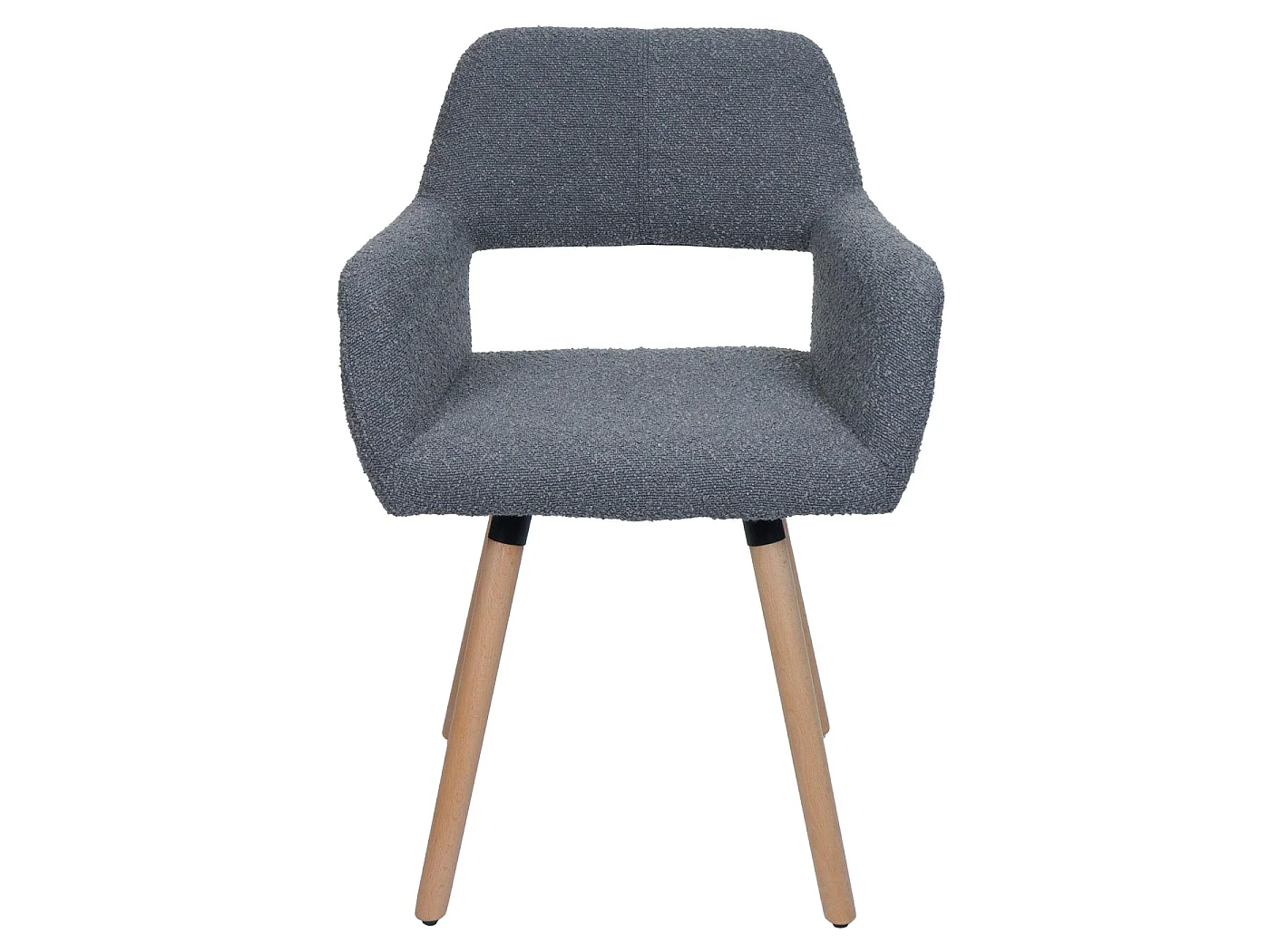 Chaise de salle à manger MCW-A50 II (lot de 6),  gris foncé