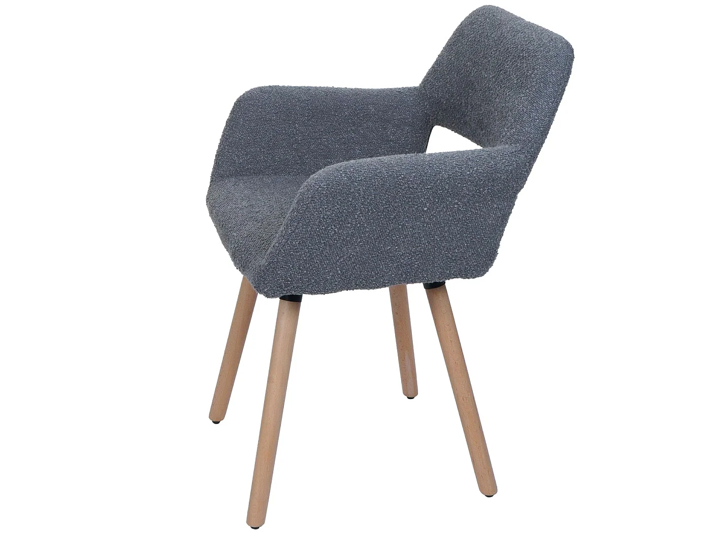 Chaise de salle à manger MCW-A50 II (lot de 6),  gris foncé