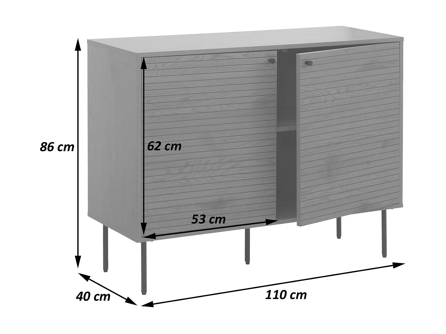 Buffet MCW-N78,  naturel
