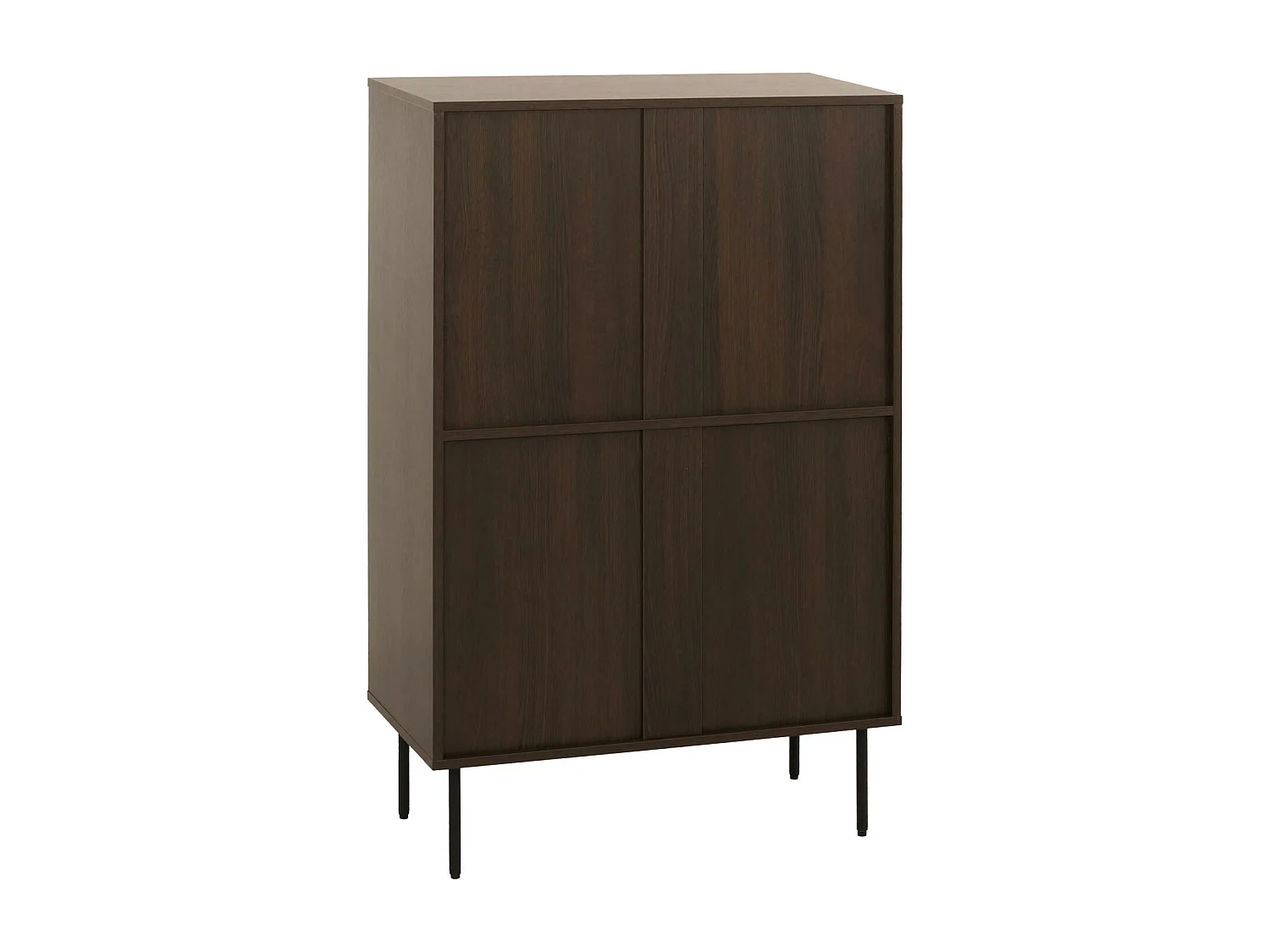 Hoog dressoir MCW-N78,  donkerbruin