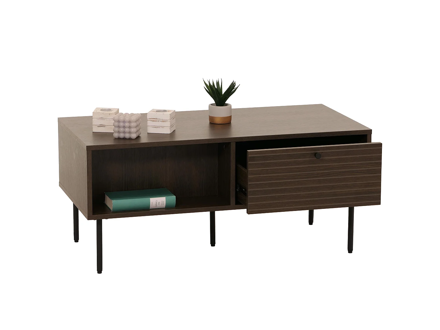 Salontafel MCW-N78,  donkerbruin