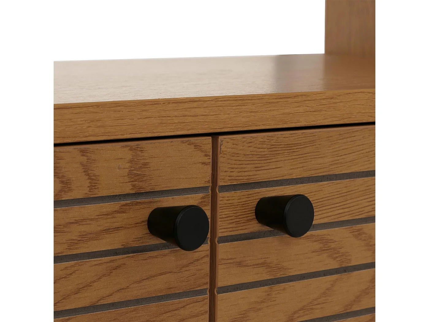 Libreria MCW-N78, scaffale a colonna, stile scandinavo metallo legno melamina MVG 200x80x30cm ~ naturale