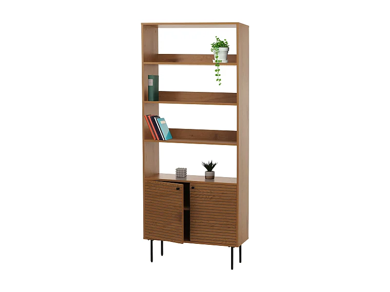 Boekenkast MCW-N78,  naturel