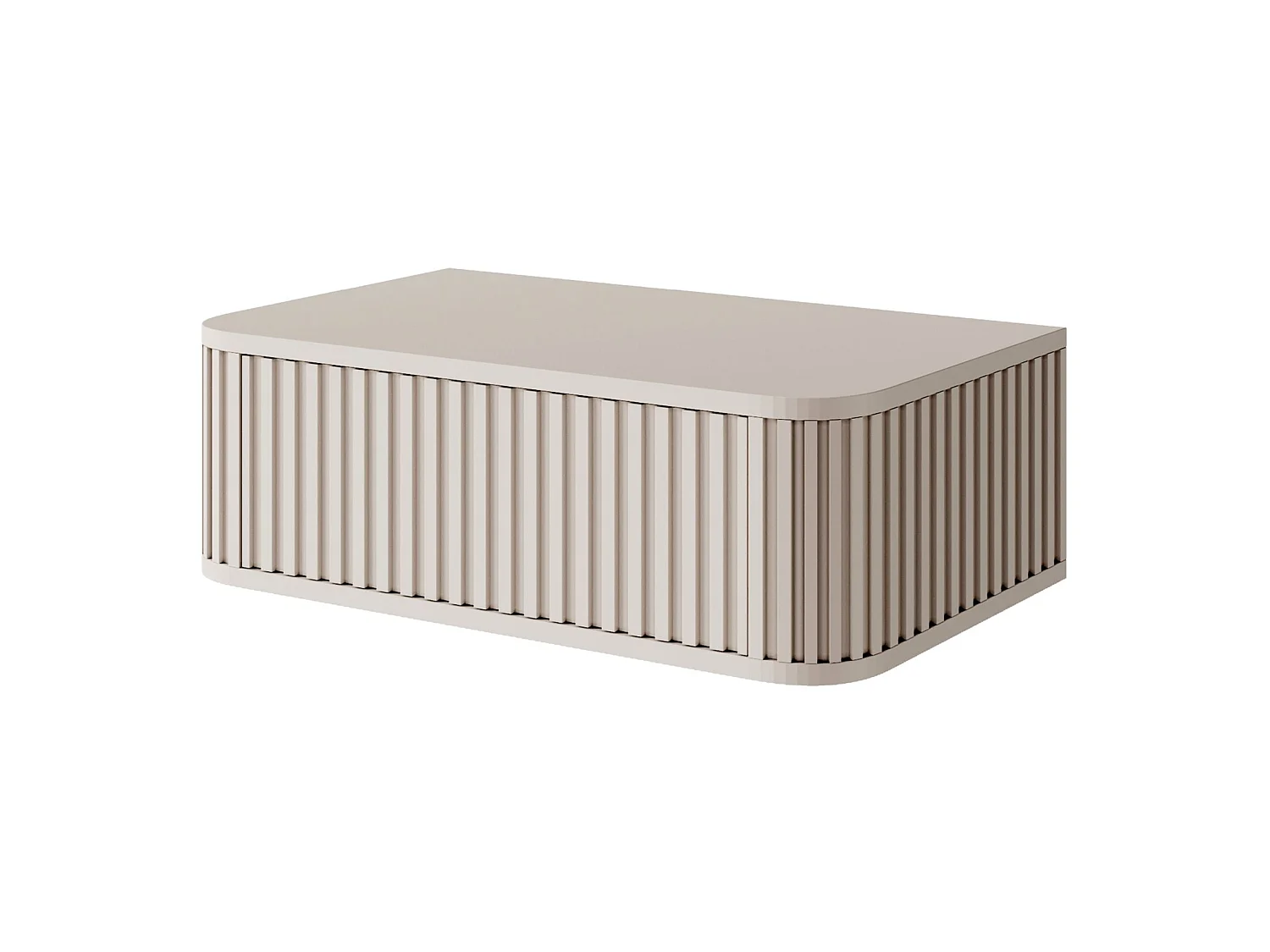 Table de chevet suspendue - 63 cm - grège - OVARLO