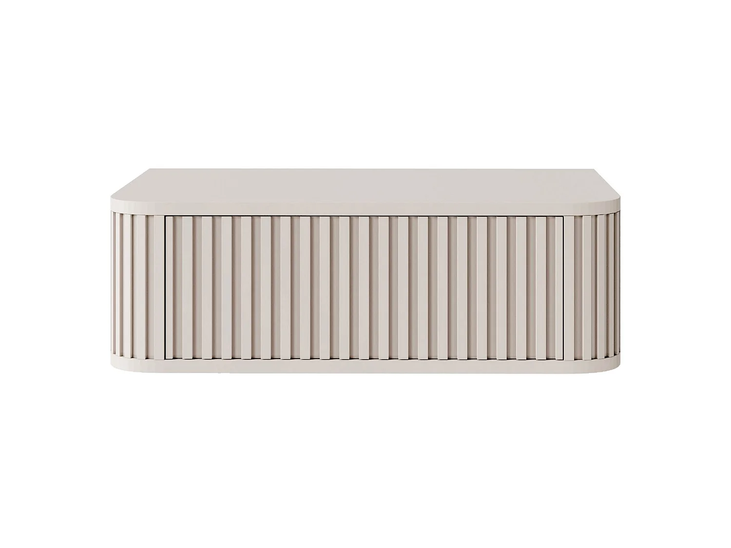 Table de chevet suspendue - 63 cm - grège - OVARLO