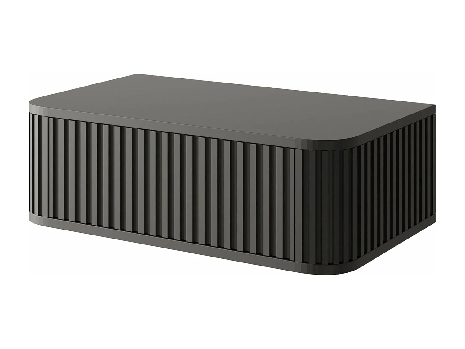 Hangend nachtkastje - 63 cm - zwart - OVARLO