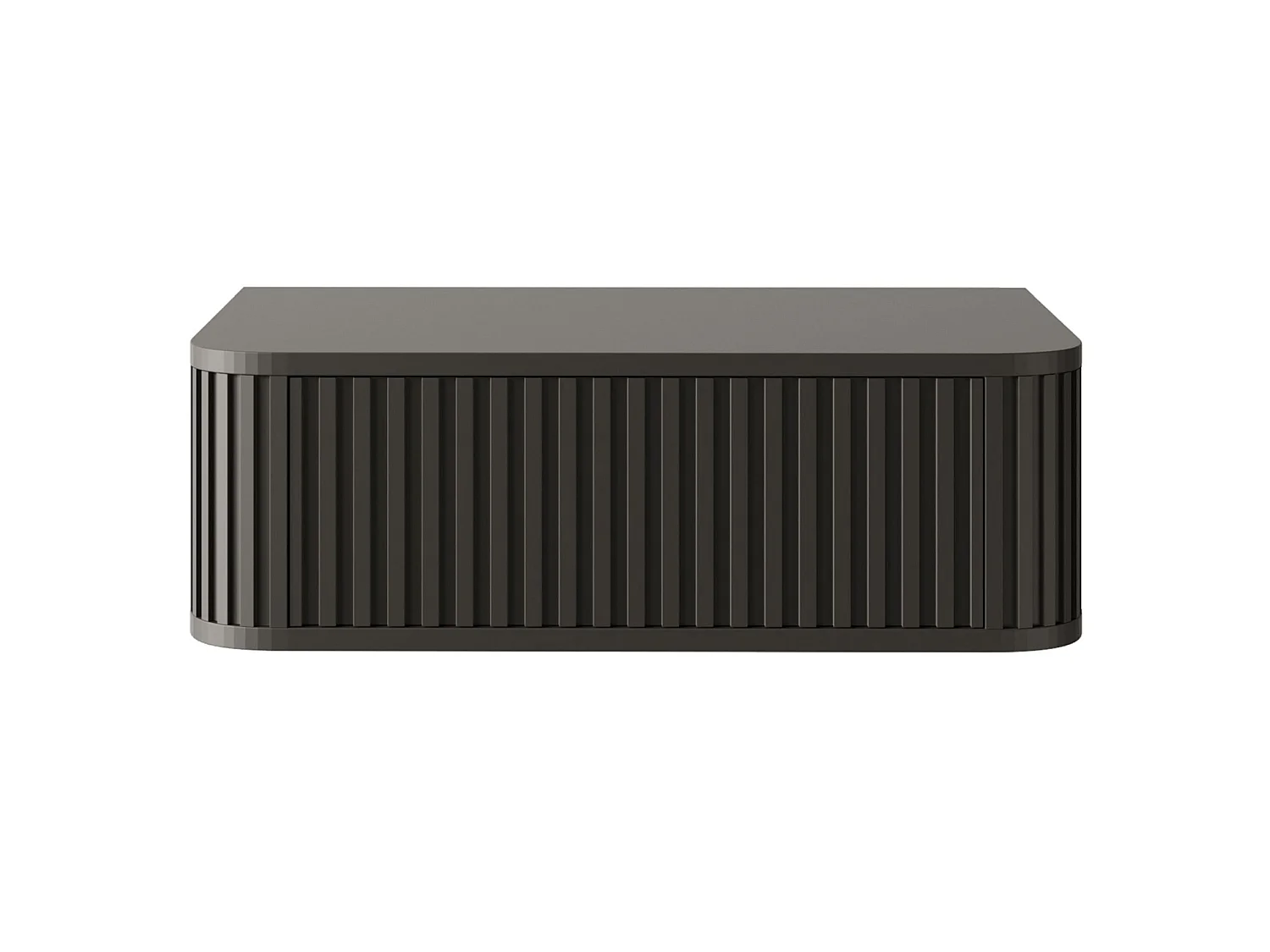 Table de chevet suspendue - 63 cm - noir - OVARLO