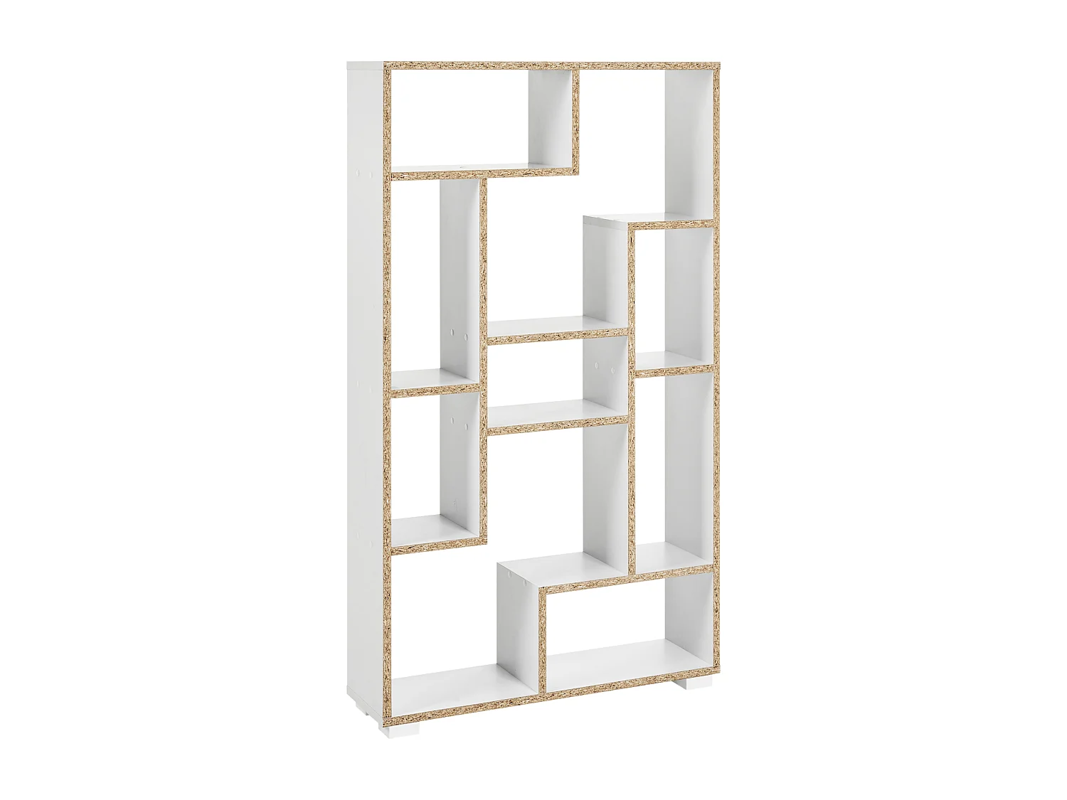 Bücherregal weiß Ablagefächer modernes Design Alma