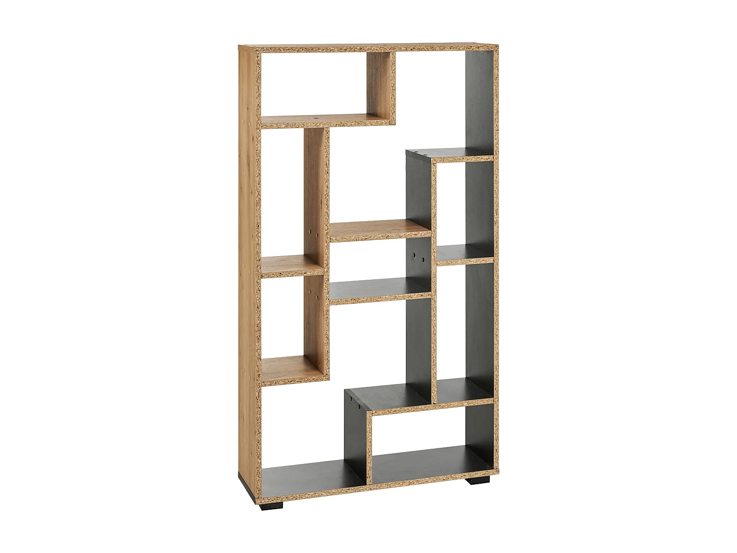 Estante ALMA 122 cm Castanho/Preto