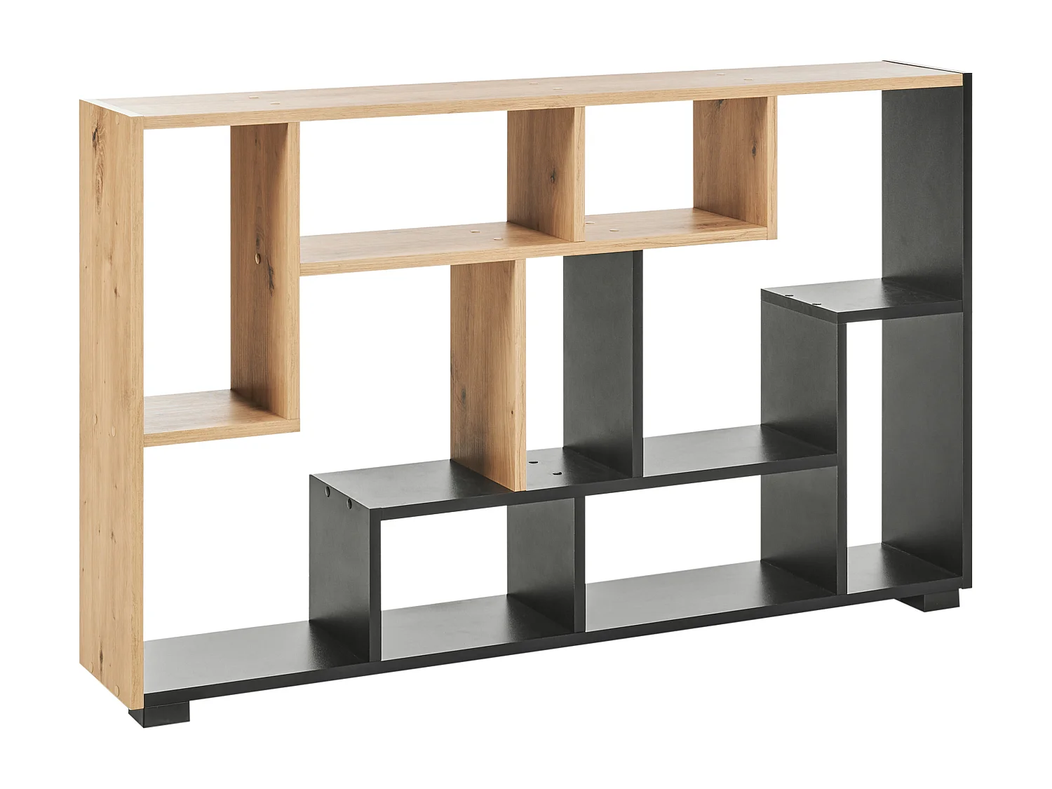 Estante ALMA 122 cm Castanho/Preto