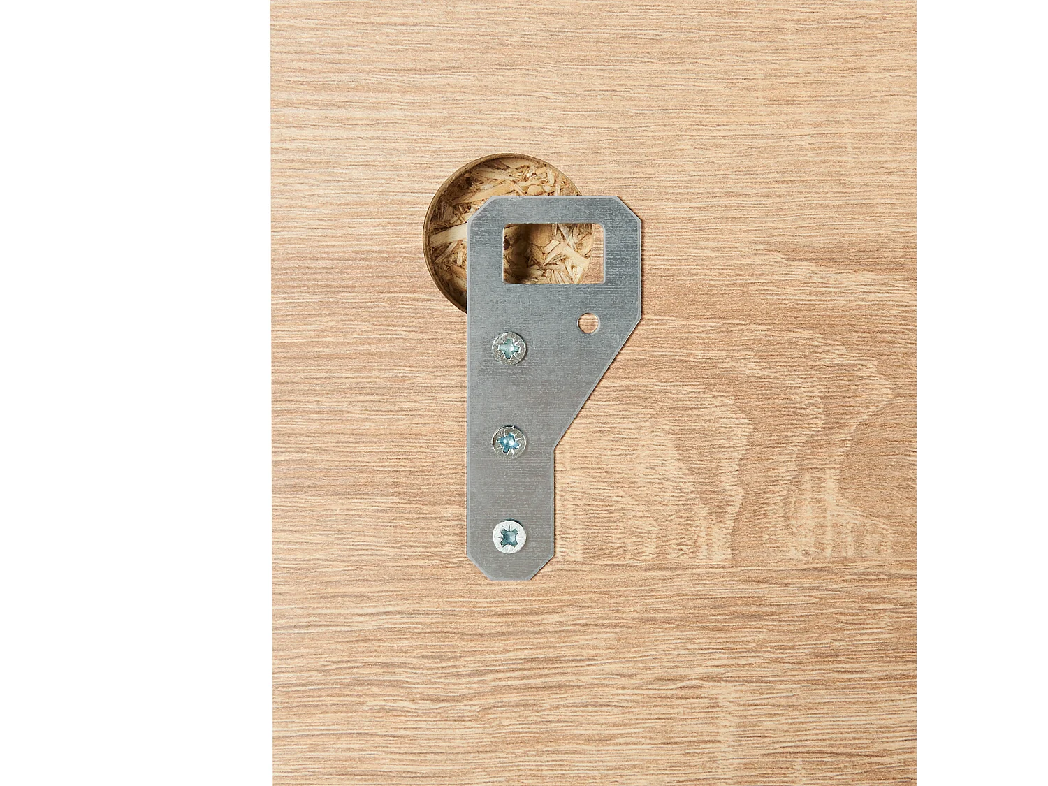 Wandplank ESTON 190 cm Lichtbruin