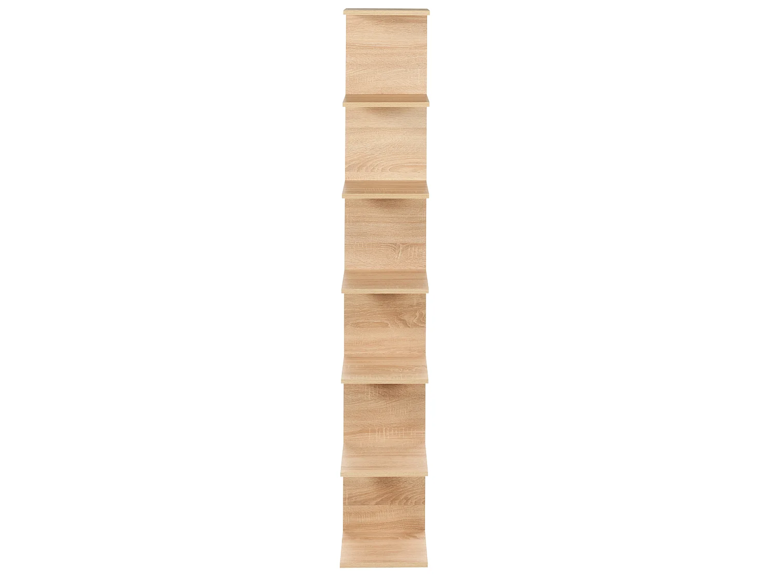 Wall Bookshelf ESTON 190 cm Light Brown
