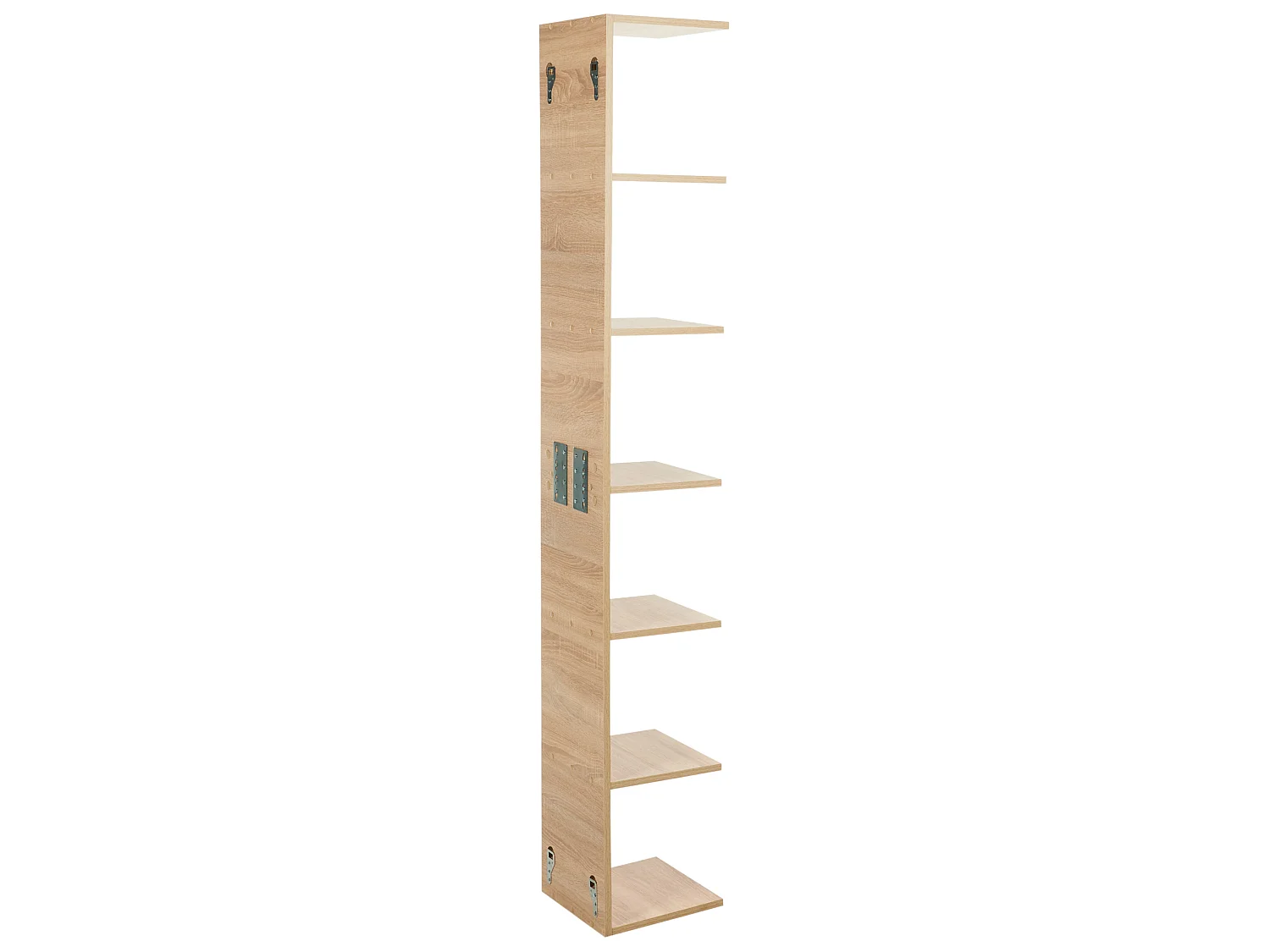 Wall Bookshelf ESTON 190 cm Light Brown