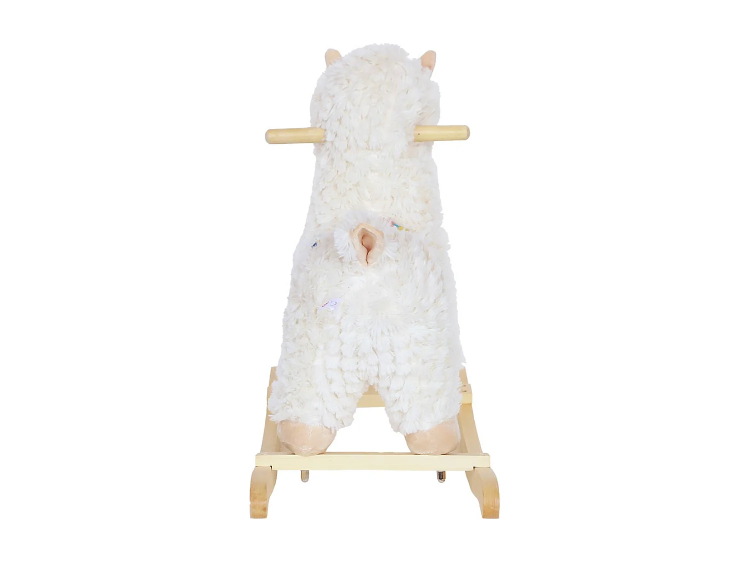 Lama a dondolo per bambini, bianco