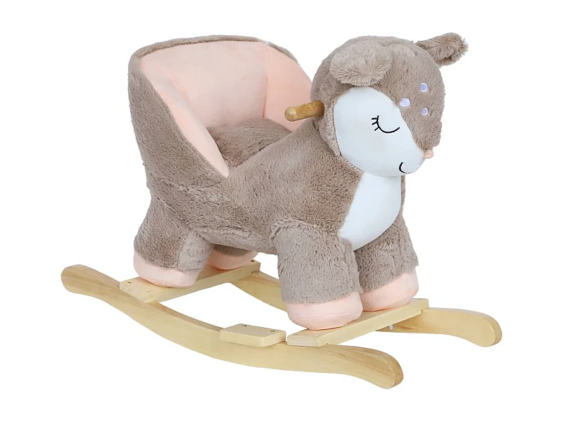 Fauteuil faon à bascule pour enfant