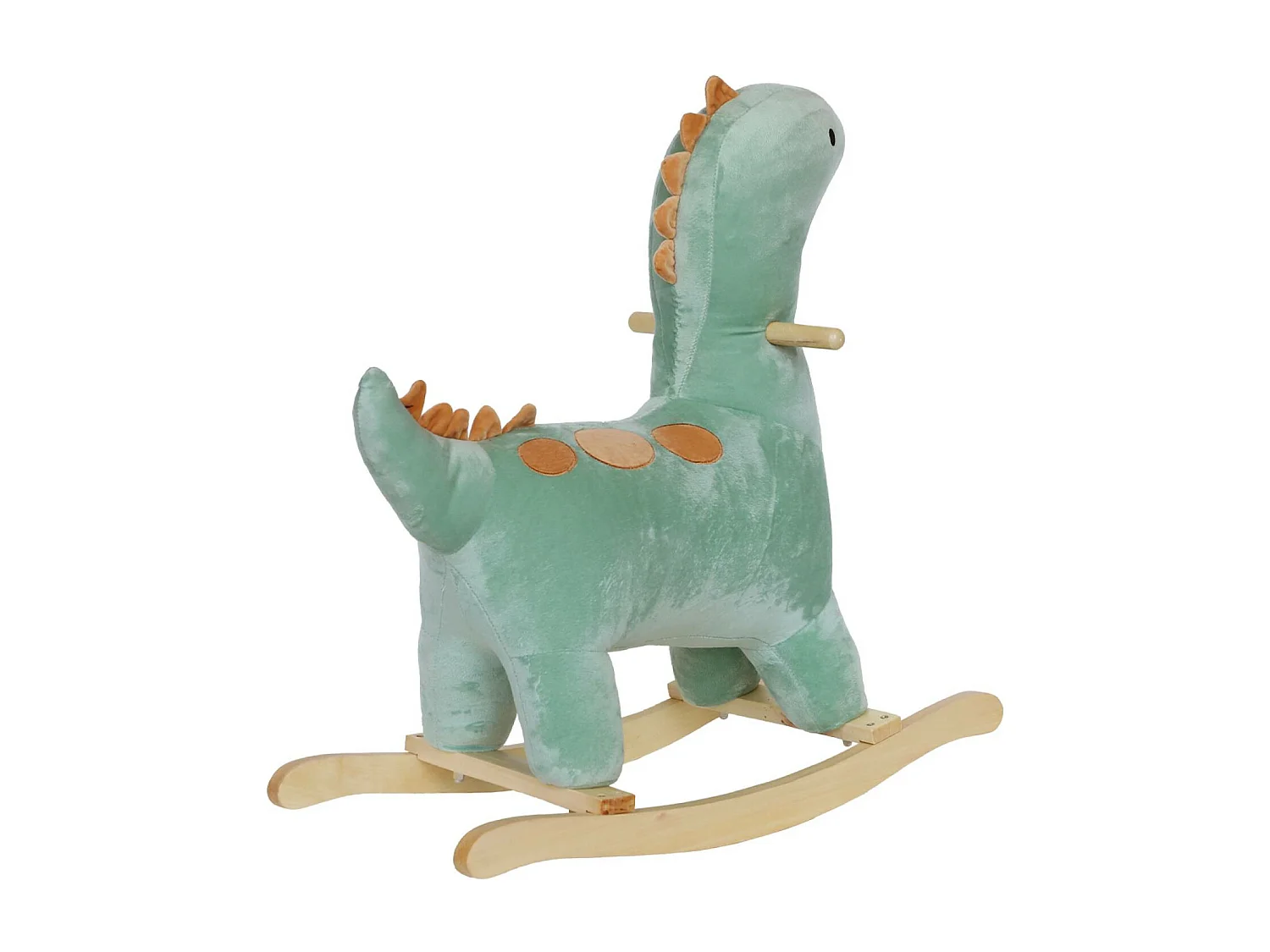 Dinosaurio balancín para niños verde