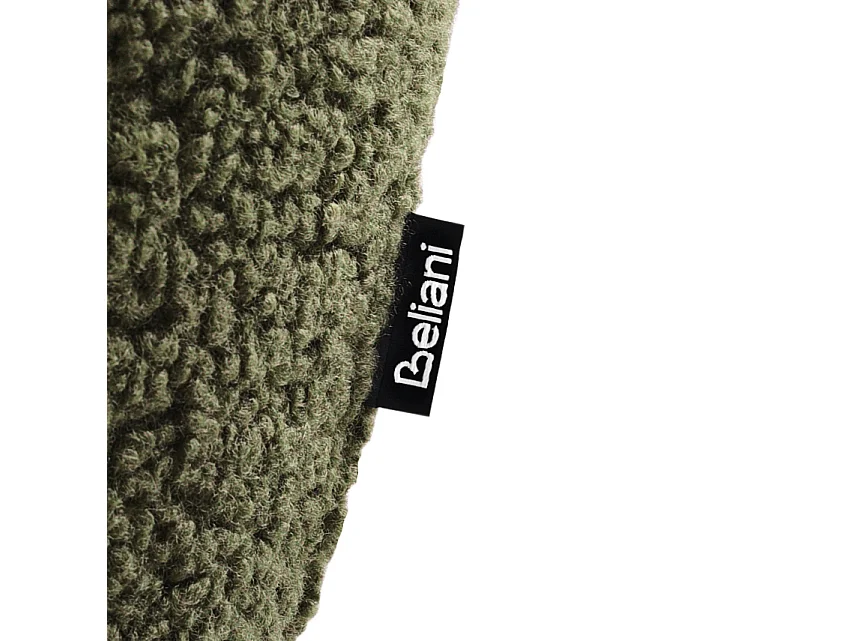 Lot de 2 chaises de bar CASMALIA Bouclé Vert foncé