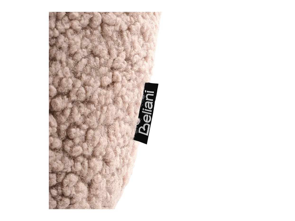 Set mit 2 Barstühlen CASMALIA Bouclé Taupe