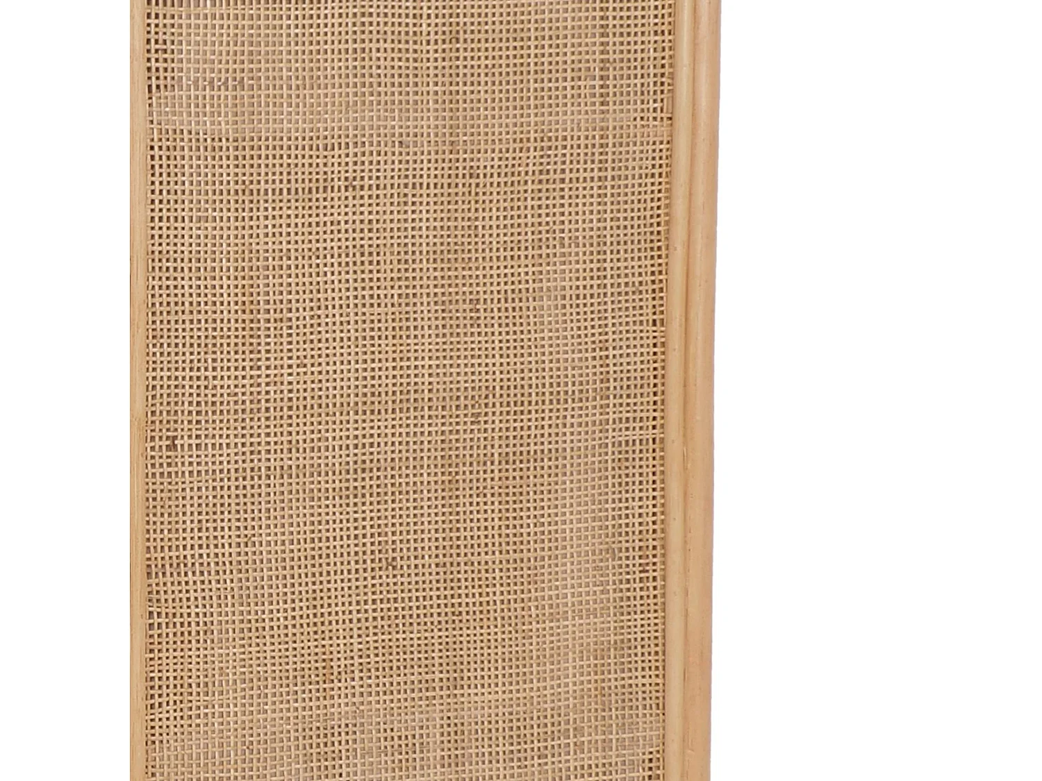 Paravent pliable intérieur en rotin et cannage. bois naturel. vintage