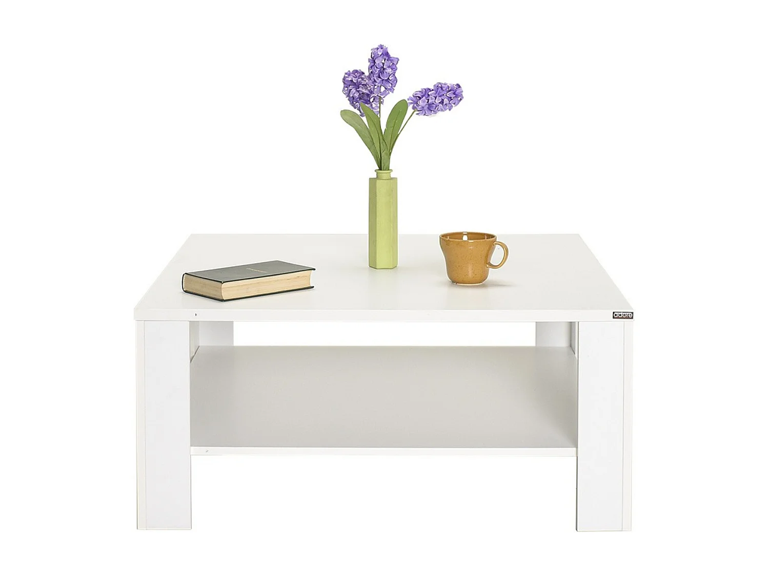 Salontafel met 1 plank L90 cm - LENA