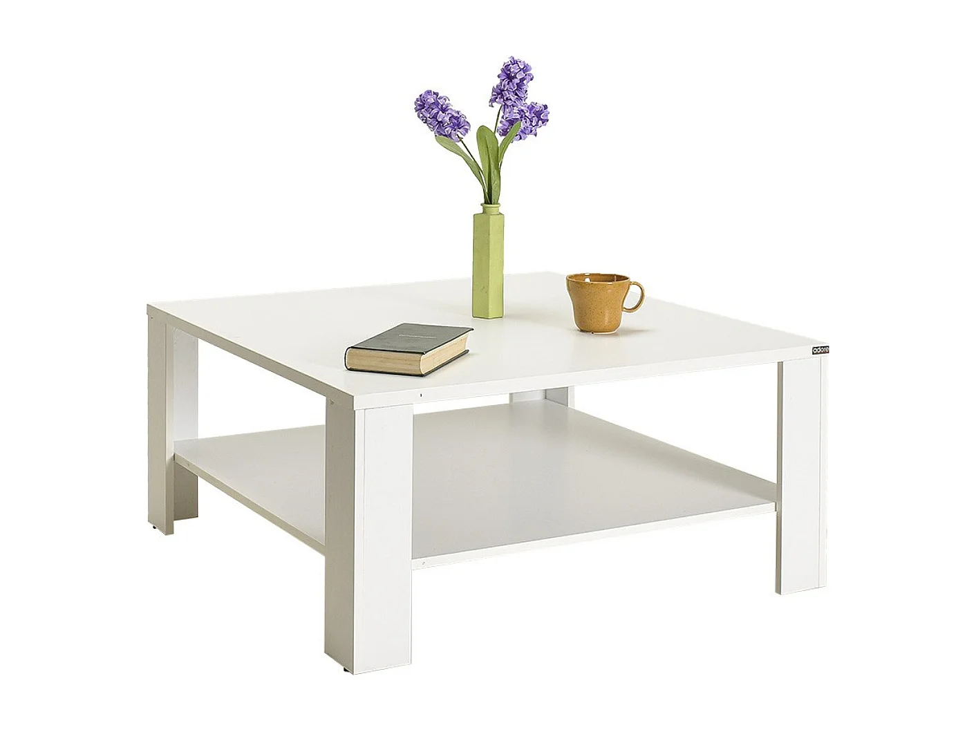 Salontafel met 1 plank L90 cm - LENA
