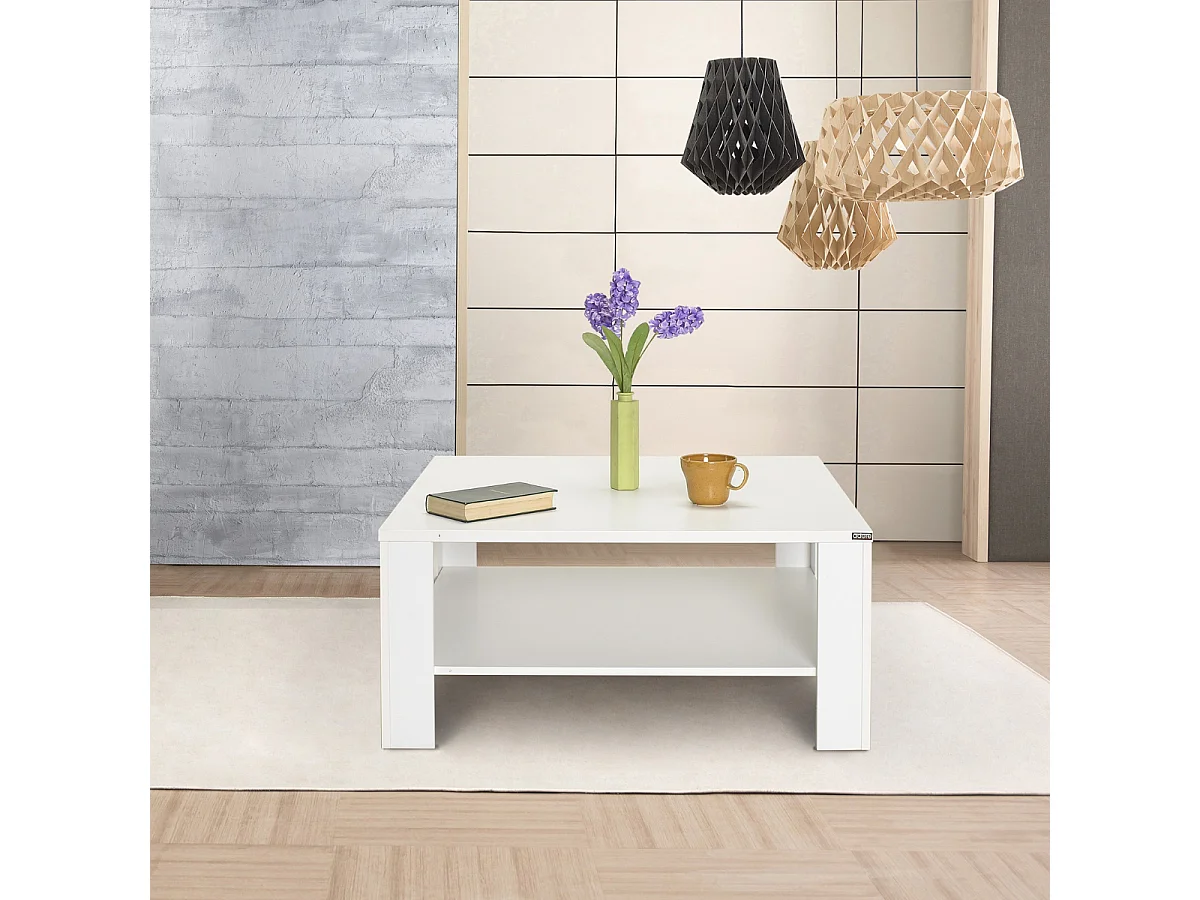 Table basse 1 étagère L90 cm - LENA