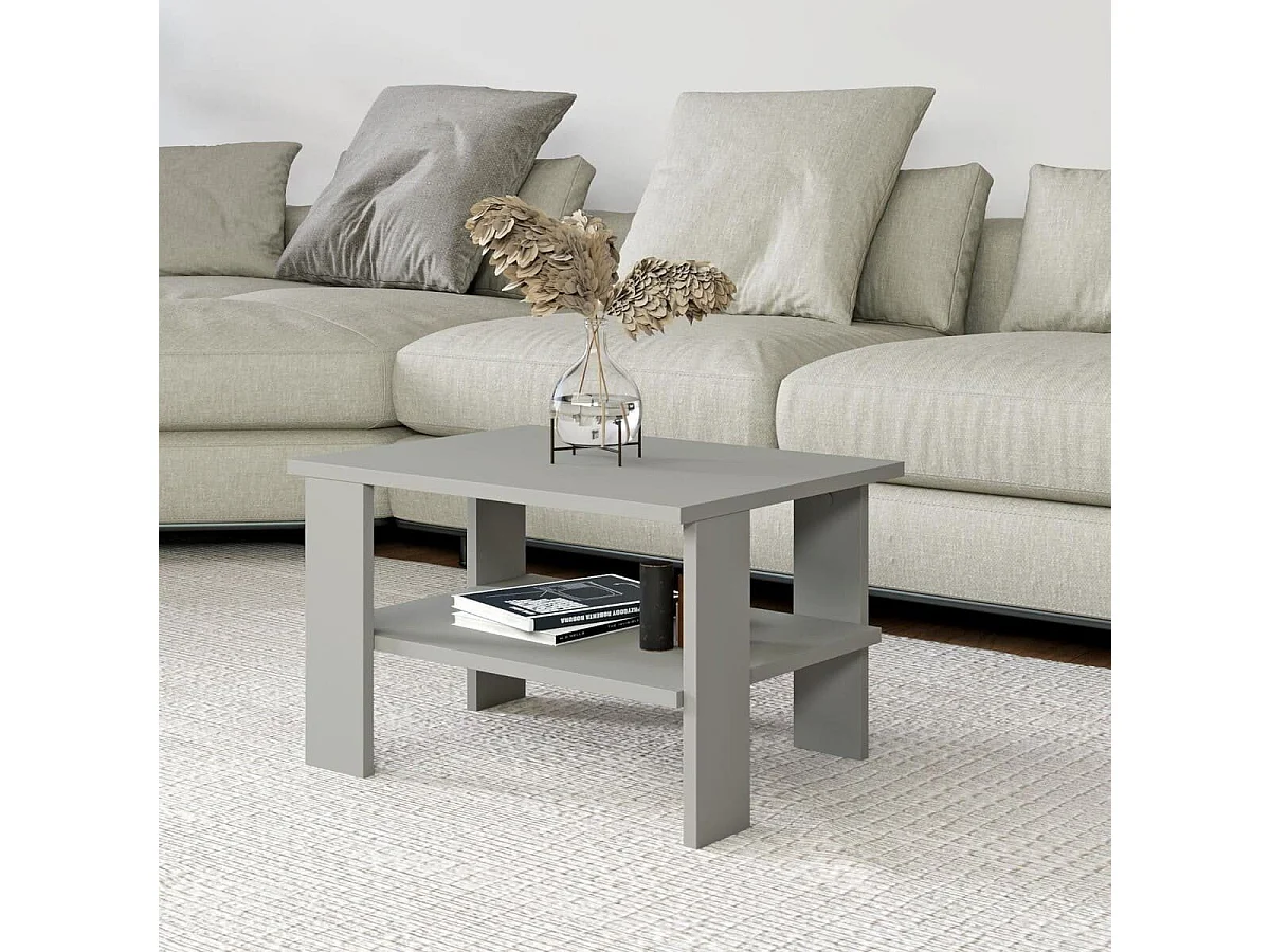 Mesa de centro 1 prateleira L60 cm - DUAMA