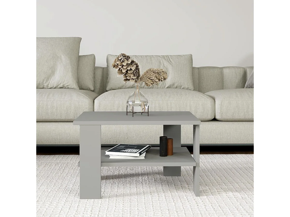 Mesa de centro 1 prateleira L60 cm - DUAMA