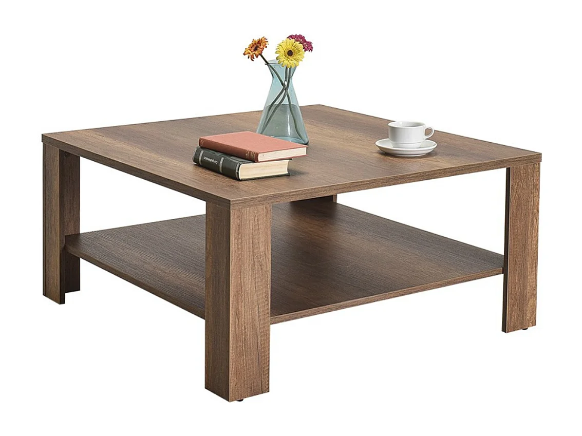 Salontafel met 1 plank L90 cm - LENA